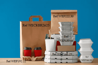 Emballage alimentaire - We Packing, Spécialiste en emballage et équipement pour commerces, hôtels, restaurants et particuliers